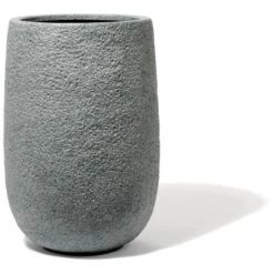 Kirschke Pflanzgefäß Rock Line Lenham Ø 35 Cm X 53 Cm Granit Grey