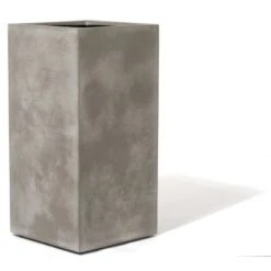 Kirschke Pflanzgefäß Pure Line Dartford 31 Cm X 31 Cm X 65 Cm Beton