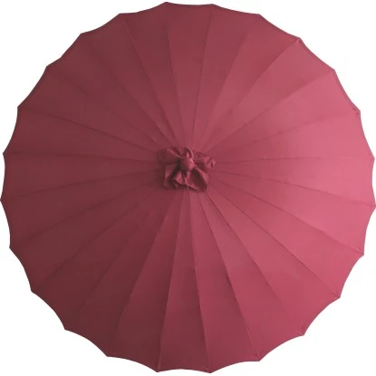 Marktschirm Limon Ø 270 Cm Burgund Mit Kurbel 7 Marktschirm Limon Ø 270 Cm Burgund Mit Kurbel – Bild 5
