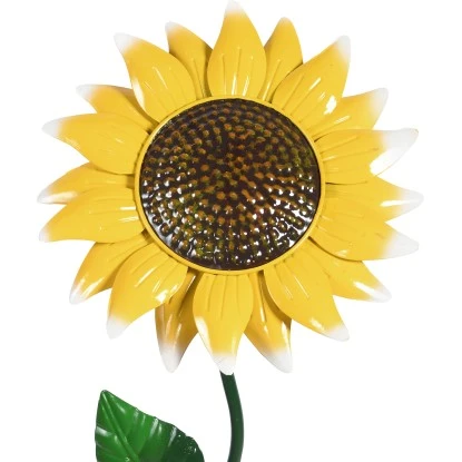 Gartenstecker Aus Metall In Sonnenblumen-Optik 22 Cm X 10 Cm X 100 Cm Gelb 4 Gartenstecker Aus Metall In Sonnenblumen-Optik 22 Cm X 10 Cm X 100 Cm Gelb – Bild 2