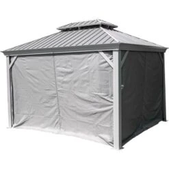 Sojag Vorhang-Set Für Aluminium Pavillon Messina 10 X 12 Taupe 10 Sojag Vorhang-Set Für Aluminium Pavillon Messina 10 X 12 Taupe -Doppler Verkäufe 2024 0772830164817 1741 2