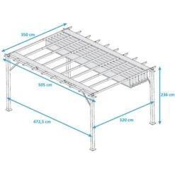 Pavillon Pergola Gazebo Florenz Weiß 11 Pavillon Pergola Gazebo Florenz Weiß -Doppler Verkäufe 2024 0852580008385 1741 5