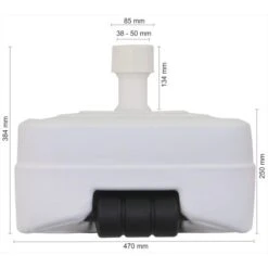 PE-Schirmständer Ca. 45 Liter Weiß -Doppler Verkäufe 2024 1032499 85601 4