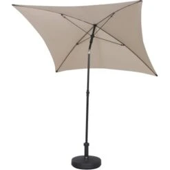 Siena Garden Marktschirm City 180 Cm X 180 Cm Natur Mit Schieber -Doppler Verkäufe 2024 1240878 1346 L32211 13