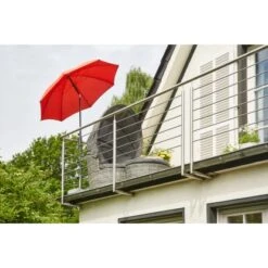 Siena Garden Marktschirm City Ø 180 Cm Terra Mit Schieber -Doppler Verkäufe 2024 1241066 1346 L32206 18