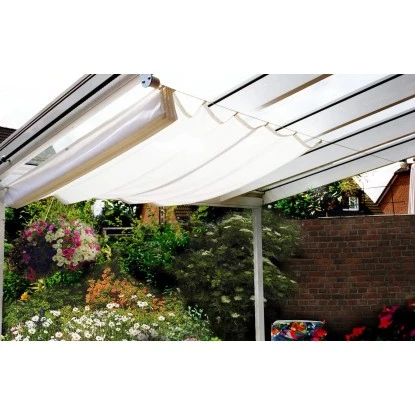 Floracord Vierecksonnensegel Weiß 330 Cm X 68 Cm 4 Floracord Vierecksonnensegel Weiß 330 Cm X 68 Cm – Bild 2