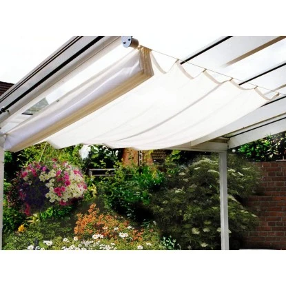 Floracord Vierecksonnensegel Weiß 330 Cm X 68 Cm 3 Floracord Vierecksonnensegel Weiß 330 Cm X 68 Cm