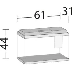 Juwel Aquarium-Set Primo Mit Zubehör LED Schwarz 70 L -Doppler Verkäufe 2024 13j25370 primo70schwarz 4