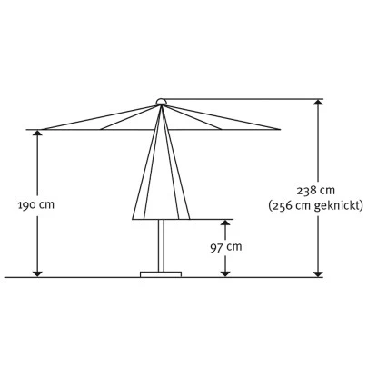 Schneider Schirme Marktschirm Blacklight Ø 270 Cm Mit Kurbelmechanik 10 Schneider Schirme Marktschirm Blacklight Ø 270 Cm Mit Kurbelmechanik – Bild 8