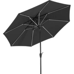 Schneider Schirme Marktschirm Blacklight Ø 270 Cm Mit Kurbelmechanik