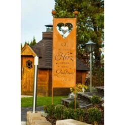 Ferrum Art Design Gartenstecker "Herz-Zuhause" Höhe 205 Cm Rostbraun -Doppler Verkäufe 2024 145304 3464 2