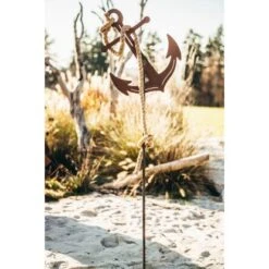 Ferrum Art Design Gartenstab "Anker" Höhe 140 Cm Rostbraun -Doppler Verkäufe 2024 145353 3464 4