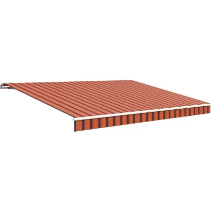Wismar Gelenkarmmarkise Classic 400 Cm X 300 Cm Orange-Braun 3 Wismar Gelenkarmmarkise Classic 400 Cm X 300 Cm Orange-Braun