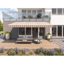 Wismar Gelenkarmmarkise Classic 300 Cm X 200 Cm Braun-Beige -Doppler Verkäufe 2024 146796 2354 AB 03 6