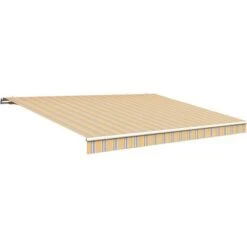 Wismar Gelenkarmmarkise Classic 600 Cm X 250 Cm Gelb-Grau