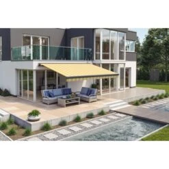 Wismar Teilhülsenmarkise 600 Cm X 200 Cm Gelb-Weiß-Grau -Doppler Verkäufe 2024 148509 2354 AB 02 2