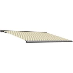Wismar Kassettenmarkise S-Compact 350 Cm X 200 Cm Beige-Grün