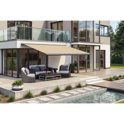 Wismar Kassettenmarkise S-Compact 350 Cm X 150 Cm Beige 4 Wismar Kassettenmarkise S-Compact 350 Cm X 150 Cm Beige – Bild 2