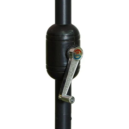 Gartenfreude Marktschirm Ø 270 Cm Creme Mit Kurbelmechanik 5 Gartenfreude Marktschirm Ø 270 Cm Creme Mit Kurbelmechanik – Bild 3