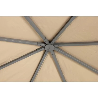 Tepro Pavillon Marabo 305 Cm X 305 Cm Taupe 6 Tepro Pavillon Marabo 305 Cm X 305 Cm Taupe – Bild 4