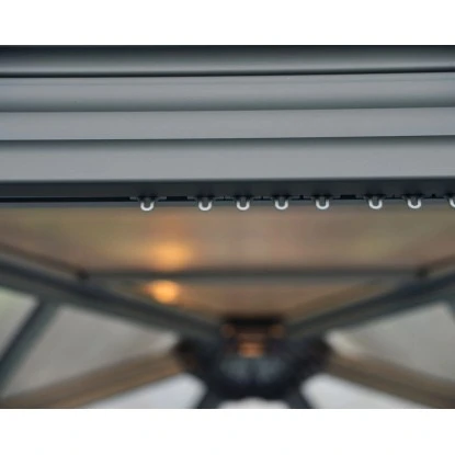 Palram - Canopia Gartenpavillon Roma 4.1 X 3.6 Anthrazit 9 Palram - Canopia Gartenpavillon Roma 4.1 X 3.6 Anthrazit – Bild 7