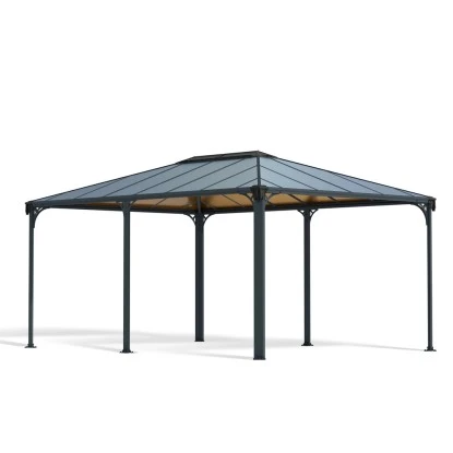 Palram - Canopia Gartenpavillon Martinique 3.6 X 5 Anthrazit 5 Palram - Canopia Gartenpavillon Martinique 3.6 X 5 Anthrazit – Bild 3