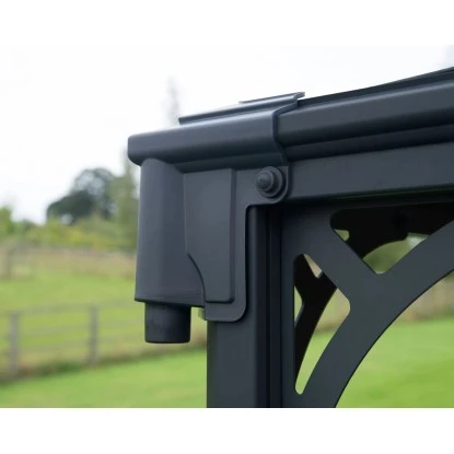 Palram - Canopia Gartenpavillon Martinique 3.6 X 5 Anthrazit 10 Palram - Canopia Gartenpavillon Martinique 3.6 X 5 Anthrazit – Bild 8