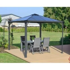 Palram - Canopia Gartenpavillon Palermo 3 X 3 Anthrazit -Doppler Verkäufe 2024 1932003 4695 5