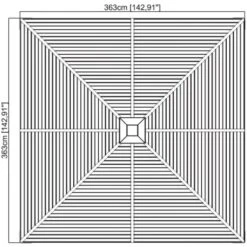 Sojag Aluminium Pavillon South Beach 12 X 12 Anthrazit 363 Cm X 363 Cm X 310 Cm 13 Sojag Aluminium Pavillon South Beach 12 X 12 Anthrazit 363 Cm X 363 Cm X 310 Cm -Doppler Verkäufe 2024 1 sj05500southbeach12x12 6