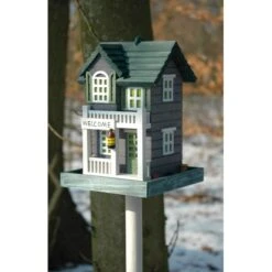 Dobar Vogelhaus Western Mit Ständer Kiefer 18 Cm X 18 Cm X 23 Cm FSC® -Doppler Verkäufe 2024 2157402 4637 vogelhaus 2