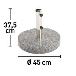 Schirmständer Granada Grau 30 Kg -Doppler Verkäufe 2024 2178325 VM01