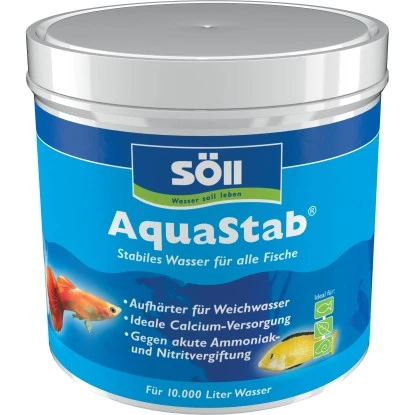 Söll AquaStab Aquarium Wasser Stabilisator KH 500 G 3 Söll AquaStab Aquarium Wasser Stabilisator KH 500 G