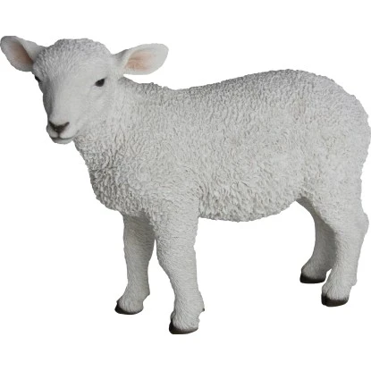 Deko-Figur Lamm Stehend 23 Cm 3 Deko-Figur Lamm Stehend 23 Cm