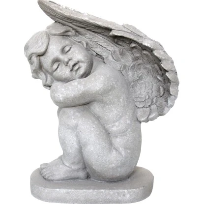 Deko-Figur Engel Sitzend Blick Links 38 Cm 3 Deko-Figur Engel Sitzend Blick Links 38 Cm