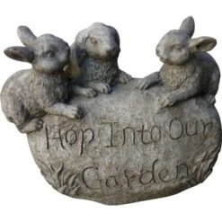 Gartendekoration Kaninchen Welcome 23 Cm