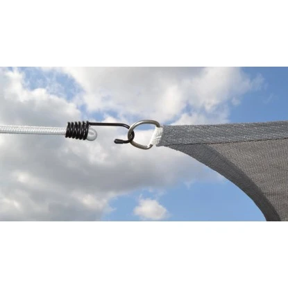 Floracord Vierecksonnensegel HDPE Grau 400 Cm X 500 Cm 5 Floracord Vierecksonnensegel HDPE Grau 400 Cm X 500 Cm – Bild 3