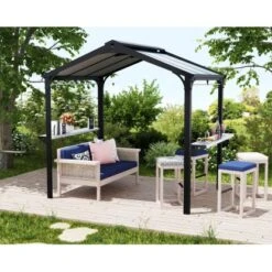 Palram - Canopia Bbq Gazebo Garden Austin 249 Cm X 284 Cm X 180 Cm Schwarz 13 Palram - Canopia Bbq Gazebo Garden Austin 249 Cm X 284 Cm X 180 Cm Schwarz -Doppler Verkäufe 2024 271070 4695 AB 02