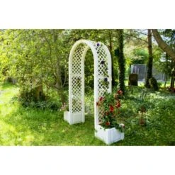 KHW Rosenbogen Mit Pflanzkasten Weiß 11 KHW Rosenbogen Mit Pflanzkasten Weiß -Doppler Verkäufe 2024 2749281 4164 4