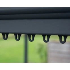 Palram - CanopiaMartinique 3 X 4.3 GartenPavillon Anthrazit Inkl. LED Set -Doppler Verkäufe 2024 2971661 8