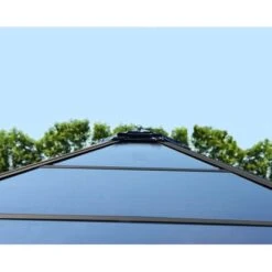 Palram - CanopiaRoma 4 X 3.6 GartenPavillon Anthrazit Inkl. LED Set -Doppler Verkäufe 2024 2971810 7