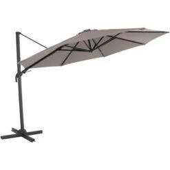 Siena Garden Ampelschirm Ø 350 Cm Taupe Mit Kurbelmechanik -Doppler Verkäufe 2024 317217 J05248 7