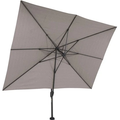 Siena Garden Ampelschirm Cirrus 350 Cm X 350 Cm Anthrazit Mit Kurbelmechanik 14 Siena Garden Ampelschirm Cirrus 350 Cm X 350 Cm Anthrazit Mit Kurbelmechanik – Bild 12