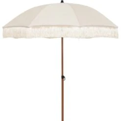 Siena Garden Marktschirm Maui Ø 180 Cm Natur Mit Schieber