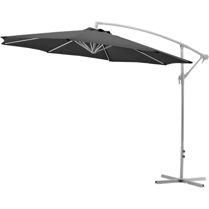 Gartenfreunde Ampelschirm Ø 300 Cm Anthrazit Mit Kurbel 3 Gartenfreunde Ampelschirm Ø 300 Cm Anthrazit Mit Kurbel