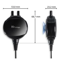 HiPumps Aquarien Luftpumpe Zweikanal 8 HiPumps Aquarien Luftpumpe Zweikanal -Doppler Verkäufe 2024 331 28s13032Abmessungen 01