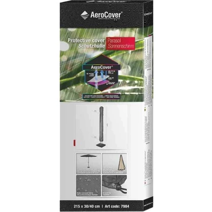 Aerocover Schutzhülle Für Mittelstockschirme 215 Cm X 30/40 Cm Anthrazit 6 Aerocover Schutzhülle Für Mittelstockschirme 215 Cm X 30/40 Cm Anthrazit – Bild 4