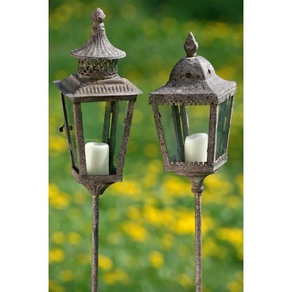 Gartenstab Laterne Ca. 80 Cm X 12 Cm X 12 Cm 3 Gartenstab Laterne Ca. 80 Cm X 12 Cm X 12 Cm
