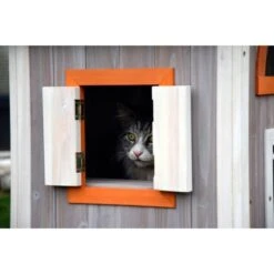 Katzenhaus "Fancy Cat" Aus Holz Für Draußen Und Drinnen FSC® -Doppler Verkäufe 2024 37 katzenhauskatzenturm 03