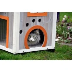 Katzenhaus "Fancy Cat" Aus Holz Für Draußen Und Drinnen FSC® -Doppler Verkäufe 2024 37 katzenhauskatzenturm 08