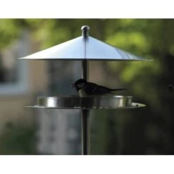 Dobar Rundes Design-Futterhaus Edelstahl Mit Ständer -Doppler Verkäufe 2024 3856 edelstahlfutterhaus 3 3